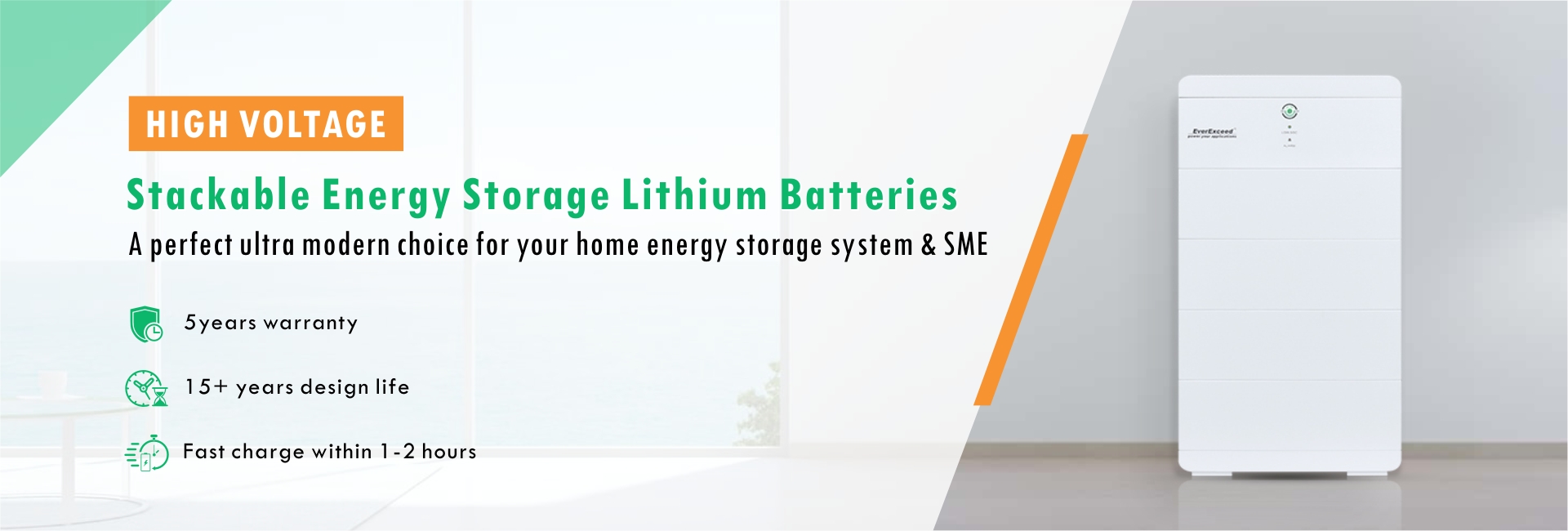 储能系统用51.2V锂电池10-25kwh高电压LiFePO4电池