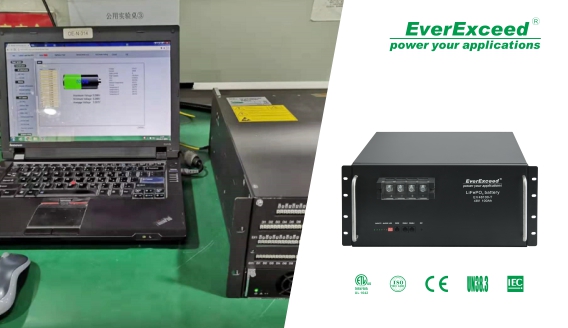 EverExceed的机架式电信锂电池现在与DPC品牌整流器兼容